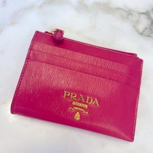Prada Small Pink Wallet (with original Prada box)